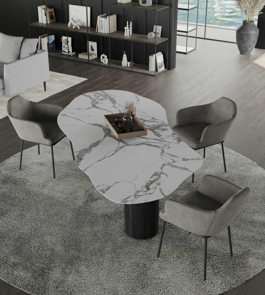 COMO DINING TABLE - RACHEL DINING CHAIR